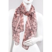 Soft Silk Printed Scarf C17